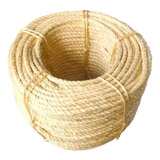 Corda Sisal Natural 10mm Resistente Acabamento Fino 100 Mts