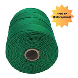 Corda Trançada 2,5mm Verde Bandeira (seda) Rolo C/ 286 Mts