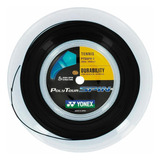 Corda Yonex Poly Tour Spin 16l 1.25mm Copolímero Preto Rolo