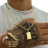 Cordao De Moeda Antiga 3mm Banhado A Ouro 24k Pronta Entrega