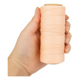 Cordão Encerado 1mm - Fio Cordone Salmão - 100 M - Nybc