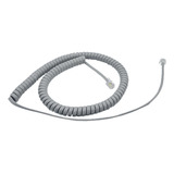 Cordão Espiral Rj9 Telefone Interfone Cinza Ericsson 4 Vias