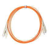 Cordão Óptico Duplex Multimodo 2,5mts Sc Sc Mm 62,5 Laranja