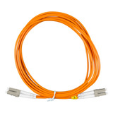 Cordão Óptico Duplex Multimodo Mm 62,5 Lc Lc Laranja 2,5 Mts