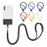 Cordão Para Smartphone Universal Alça De Pescoço E Pulso Cor Multicolorido