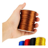 Cordão Rabo De Rato 2mm- Varias Cores Cor Marrom Escuro-290