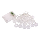 Cordão Varal Fio De Luz 20 Bolinhas Cristal 3m Led Usb/pilha