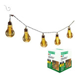 Cordão Varal Luz Cipro 10 Lâmpadas Bulbo Vintage Taschibra