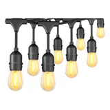 Cordão Varal Luz Fio Led 5m Lâmpadas E-27 Interna Bivolt 