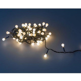 Cordão Varal Pisca Pisca Led 40 Bolinhas Branco Quente 220v