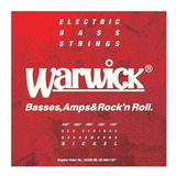 Cordas De Baixo Strung Warwick 46300