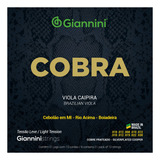 Cordas Para Viola Caipira Leve Tensão Giannini Cobra