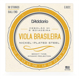 Cordas Para Viola Caipira Tensão Leve Cebolão Em Mi Daddario