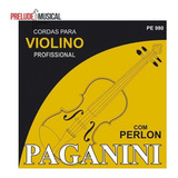Cordas Para Violino Paganini Perlon Pe