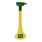  Corneta Vuvuzela Brasil 20x7cm Brasil Copa Do Mundo 