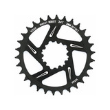 Coroa Ictus Direct Booster Offset 3mm 34 T Preta Pedivela