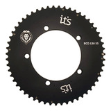 Coroa Ictus Speed Road Indexada  Aero Bcd 130mm 55 T Preta