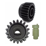 Coroa Nylon +engrenagem+ Eixo Sem Fim Do Motor Desl. Gatter