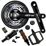 Coroa Tripla Pedivela Gts P/ Bike Aro29/26 + Centro + Pedal