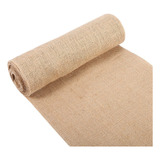 Corredor De Mesa De Serapilheira Nature Hessian Jute Ribbon