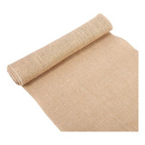 Corredor De Mesa Rústico Nature Hessian Jute Burlap Ribbon