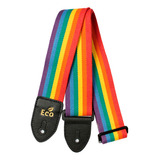 Correia Basso Alça Guitarra Baixo Violão Eco Raimbow 