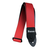 Correia Basso Lisa Vermelha Sf 121 Guitarra Violão Baixo