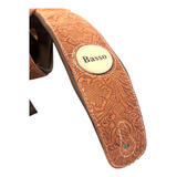Correia De Couro Custom Vintage Floral Café- Basso Original