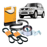 Correia Dentada Alternador Pajero Tr4 2013 2014 2.0 16v Kit