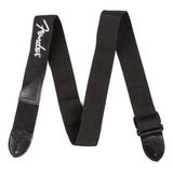 Correia Guitarra Baixo Violão Fender Straps Logo Branco