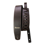 Correia Para Guitarra Violão Baixo Basso Alça Vintage Marrom