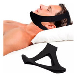 Correia Para Queixo Anti-apnéia Antirronco Preta Mb Fit