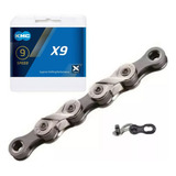 Corrente Bike X9 Kmc 9v Aro 29 /27,5 / 26 116 Elos