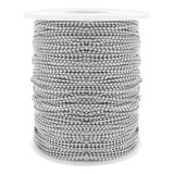 Corrente Bolinha Níquel Prata Chaveiros Bijuterias 2mm 10m