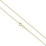 Corrente Cordão 50cm Masculino Ouro 18k Cor Amarelo