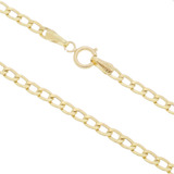 Corrente Cordão Grumet 60cm Masculino Ouro 18k 750