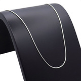 Corrente Cordão Italiana Rabo De Rato 50cm Prata 925 De Lei