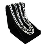 Corrente Cordão Masculina 3 X 1 6mm Italiana Prata Maciça