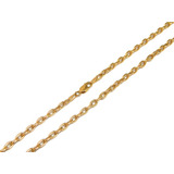 Corrente Cordão Masculino Cartier Em Ouro 18k 60cm Cor Amarelo