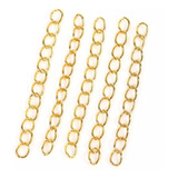 Corrente Extensora - Colar - Pulseira - Dourada - 10 Metros
