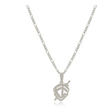 Corrente Infantil Menino Banhada Ouro Ou Prata Crucifixo