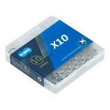 Corrente Kmc X10 Silver Prata 116l 10v Shimano Sram Mtb