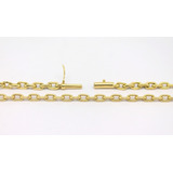 Corrente Maciça Ouro 18k Masculina Cadeado 65cm 15grs Gaveta