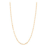 Corrente Masculina Semijoia Cartier Fina Banhado Em Ouro 18k