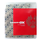 Corrente Sram Pc-gx Eagle 12v 126 Elos C/powerlock Prata