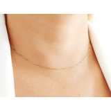 Corrente Veneziana Tam 45cm 2.4 Grama Em Ouro 18k + Brinde
