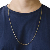 Correntina Cartier Longa Diamantada Banhada A Ouro 18k