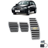 Corsa 2002 A 2012 Pedaleiras Manual Em Aço Inox