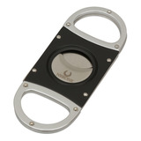 Cortador Charutos Nerone Capsule Lâmina Dupla Metal Pt/bk