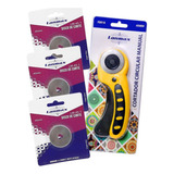 Cortador Circular Patchwork 45mm Com 3 Laminas Extras